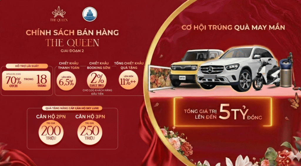 Chính sách bán hàng The Queen Giải Phóng giai đoạn 2